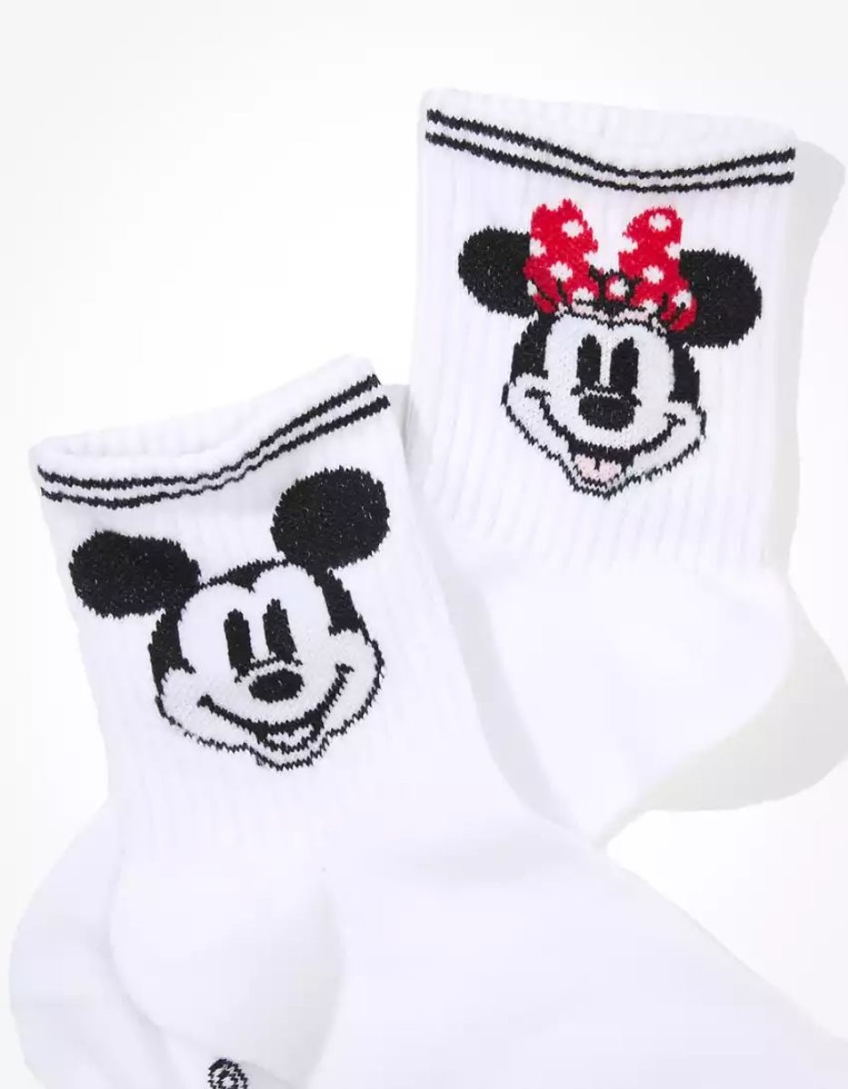 Chaussettes American Eagle AE Disney Boyfriend Blanche Femme | FHF-15517630